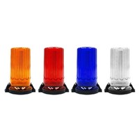 Feux de signalisation LED 12V, lampe de balise, lumière stroboscopique d'urgence pour camion, tracteur, chariot élévateur, 4 couleurs ambre rouge bleu blanc, montage par vis