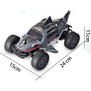 Coche de control remoto de alta velocidad 1:18, coche de carreras todoterreno con radio control de 2,4G, shark rc, coches de escalada, venta al por mayor - Product Image 5