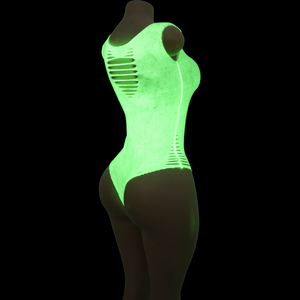 Tute a Rete Fluorescenti Luminose Abbigliamento da Discoteca Sexy Outfit per Performance per Ballerini Esotici e Rave - Product Image 5