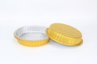 Meilleure vente Peigne à gâteau en feuille d'aluminium robuste Texture de cuisson Variété en vrac Casseroles à pizza alimentaire en feuille d'aluminium fabriquées en Chine