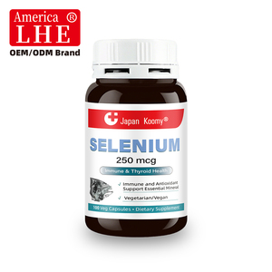 Vente en gros de suppléments de sélénium Shecome, fabricant de suppléments de sélénium, soutien immunitaire et antioxydant, minéraux essentiels, 250 mcg, 100 capsules de sélénium - Product Image 1