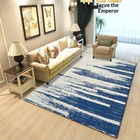 European Style Floor Carpet for Living Room Coffee Table, Simple Bedroom Office Classroom Mat, Soft Anti-slip Washable Rug