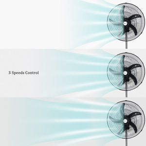Quạt điện nhựa toàn phần 18 inch giá rẻ chất lượng cao 5 cánh quạt di động để bàn đứng dùng trong nhà - Product Image 6