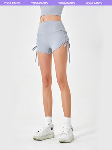 <span class=keywords><strong>Pantaloncini</strong></span> Sportivi Sottili con Coulisse e Blocchi di Colore Personalizzabili da Donna, Elastici, Modellanti, ad Asciugatura Rapida, per Fitness e Yoga, 3 Pollici - Product Image 4