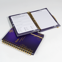 Planificateur en papier relié rigide personnalisé B5 avec 80 feuilles Journal de soins personnels Manifestation Prière Bible & Carnet de sermon pour cadeau