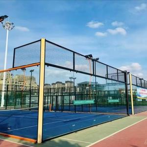 Manufacturer Quickly Install Customized Outdoor Anti-Corrosion Anti-Rust Powder Coated Padel Tennis Football Court <b>Fence</b> - Product Image 3