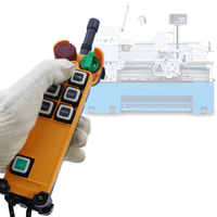 Control remoto inalámbrico inteligente para máquina CNC, Radio industrial de doble velocidad de fuerte penetración, venta al por mayor de fábrica de la fábrica de La F24-6D