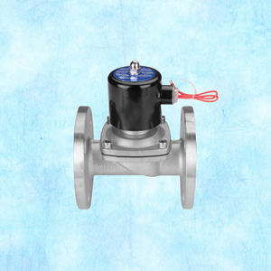 ROTK <span class=keywords><strong>2</strong></span>/<span class=keywords><strong>2</strong></span> weg direkt wirkende normal geschlossen <span class=keywords><strong>3</strong></span>/4 "zoll Öffnung 200 edelstahl 304 AC220V flansch magnetventil - Product Image 5