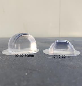 <span class=keywords><strong>Bouchon</strong></span> de porte cylindrique, <span class=keywords><strong>bouchon</strong></span> en caoutchouc auto-adhésif, tampon transparent caché, protection du tampon mural - Product Image 2