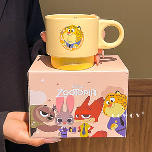 Taza Apilable <span class=keywords><strong>de</strong></span> Cerámica con Dibujos Animados <span class=keywords><strong>para</strong></span> Mujeres y Parejas, Taza <span class=keywords><strong>de</strong></span> Café <span class=keywords><strong>de</strong></span> Alta Estética, Juego <span class=keywords><strong>de</strong></span> <span class=keywords><strong>Regalo</strong></span>, Apta <span class=keywords><strong>para</strong></span> Lavavajillas, <span class=keywords><strong>para</strong></span> Cumpleaños y <span class=keywords><strong>Desayuno</strong></span> - Product Image 6