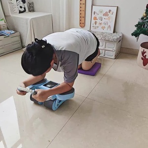 Kit de rouleaux de massage corporel, <span class=keywords><strong>poulie</strong></span> d'exercice abdominale, disques de glisse pour <span class=keywords><strong>abdominaux</strong></span>, équipement de fitness pour amincissement corporel et entraînement du tronc - Product Image 1