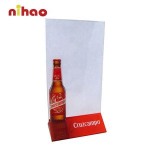<span class=keywords><strong>NIHAO</strong></span> personalizado al por mayor de acrílico soporte de menú de mesa soporte de exhibición para uso en interiores - Product Image 1