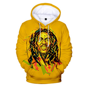 <strong>Bob</strong> <strong>Marley</strong> Polyester <strong>Hoodie</strong> Sublimation Blank Hoodies Wholesale Cheap and High Quality Hoodies 3d - Product Image 5