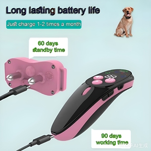 Điều khiển từ xa thông minh Chó đào tạo cổ áo chống sủa thiết bị 8 âm thanh IP67 không thấm nước thân thiện với môi nhựa thiết kế thời trang 1 năm - Product Image 5