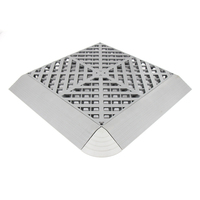 Dalles de sol emboîtables en plastique PP antidérapantes 40x40x4 pour garage et lavage de voitures, conception personnalisée gratuite