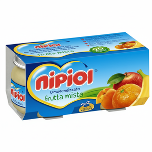 Nipiol 2 X 80g Homogénéisateur de fruits mixtes avec agitateur à palette en acier inoxydable pour la transformation alimentaire 220V Fabriqué en Italie - Product Image 1
