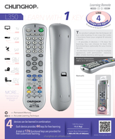 Télécommande universelle pour appareils électroménagers, télécommande de climatisation, code d'apprentissage L350, 4 pages