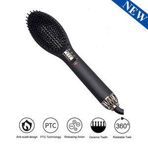 Morningstar Hair Straightener Comb 10.8 Inch Ceramic Tourmaline PTC Heater 150W 300F Wired 2.5M - Product Image 5