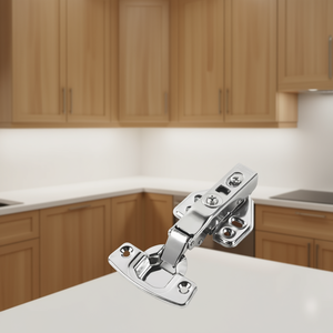 Charnière dissimulée en acier inoxydable 4,3 x 2,6 x 0,8 pouces, charnière à fermeture douce pour porte d'armoire, accessoire pour armoire de cuisine - Product Image 2