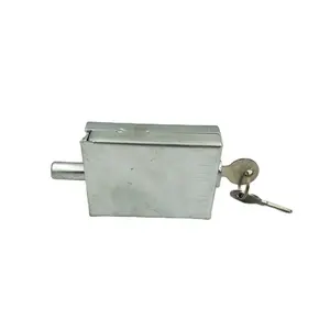 <span class=keywords><strong>Fer</strong></span> Acier Simple Double Pin Crazy Lock Porte de sécurité Petite serrure de porte avec 1 broche ou 2 broches - Product Image 1