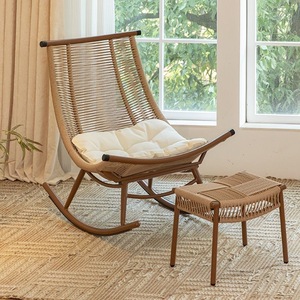 Fauteuil inclinable convertible moderne et extensible, chaise longue de repos, mobilier en métal pour hôtel, salle à manger, chambre et appartement - Product Image 6