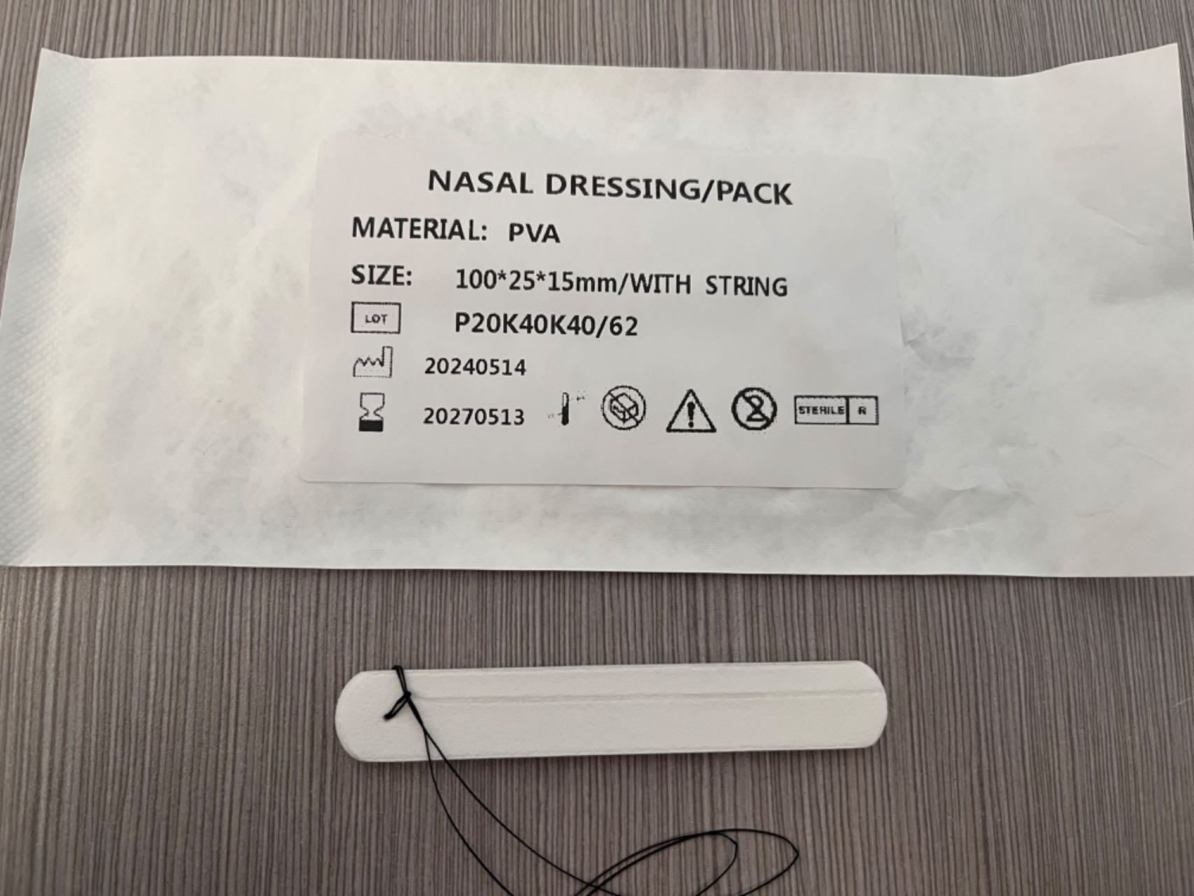 10.0*2.5*1.5cm with string