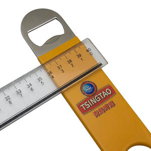 Ouvre-bouteille manuel en acier inoxydable de forme rectangulaire, couleur personnalisée, respectueux de l'environnement, impression sérigraphique, 18x4cm - Product Image 5