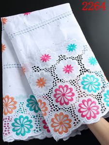 2021 निगेरियन कपास फीता पत्थरों के साथ उच्च गुणवत्ता वाले सफेद रंग स्विज़ेनलैंड 2258-2264 में फीता - Product Image 4