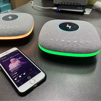 Nouveau produit : Lampe RGB à charge rapide sans fil 15W, haut-parleur intelligent de bureau avec Airplay, bruit blanc, Bluetooth sans fil - Nouveau produit