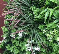 Feuillage artificiel anti-Uv personnalisé clôture mur vert système décoration fournitures tapis de haie jardin vertical