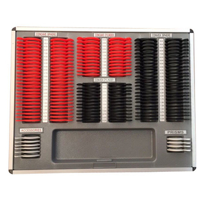 Caja óptica al por mayor directa de fábrica para optometría, estuche de metal para lentes oftálmicas con montura gratuita - Product Image 3