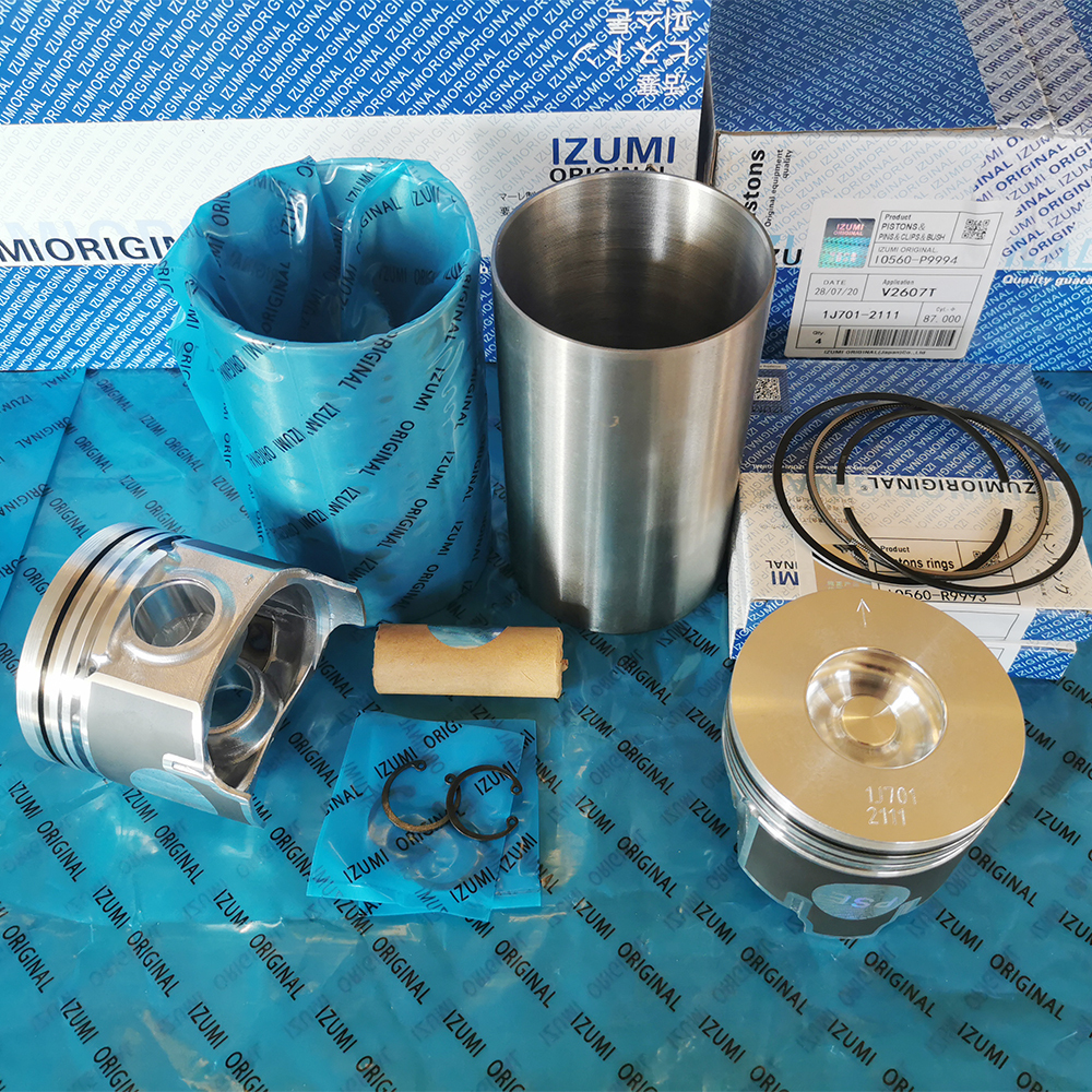 IZUMI ORIGINAL Piston Set & Full Gasket Kit for Kubota Engines