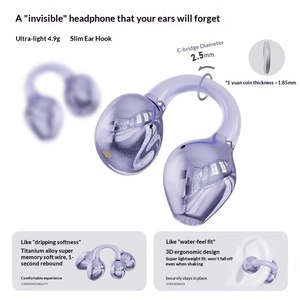 Nuevo Auricular de Clip JS683/682/680 para 6.0, con Cancelación de Ruido Activa, Pantalla Digital, Larga Duración, Cómodo de Usar, Deportivo, Molde Privado - Product Image 3