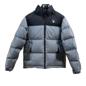 Men's Waterproof Puffer Jacket with Zipper Closure Thick <b>PC</b> Material Winter Parka Featuring Front Logo - Product Image 1