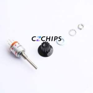 MRX402-A Rotary Switch Switch ( Number of Contacts / Poles: 2 )( Knob Shape: Cylindrical )( Pin Style: PC Pin ) - Product Image 2