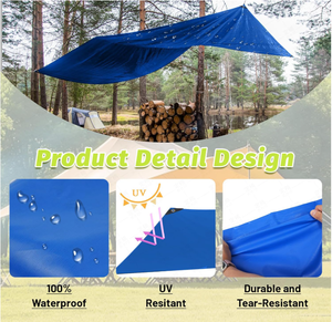 ผ้าใบใสแบบหนาพิเศษ กันน้ำ ขนาด 8x10 ฟุต พร้อมห่วงร้อยและขอบเสริมความแข็งแรง ทนทานต่อการฉีกขาด ทำจากไวนิลพลาสติกใส - Product Image 3