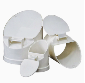 Válvula Antirretorno de PVC Reforzado para Alcantarillado, Válvula de Retención de Drenaje de 50mm a 200mm para Uso en Instalaciones de Tuberías de Aguas Residuales Domésticas - Product Image 3