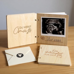 Carnet en bois pour la fête des Mères, affichage d'image d'<span class=keywords><strong>annonce</strong></span> de <span class=keywords><strong>grossesse</strong></span> - Product Image 4