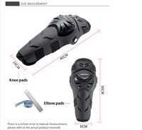 4 Pièces VEMAR Genouillères et Coudières d'été pour Moto, VTT, Cyclisme, BMX, DH, ATV, Motocross