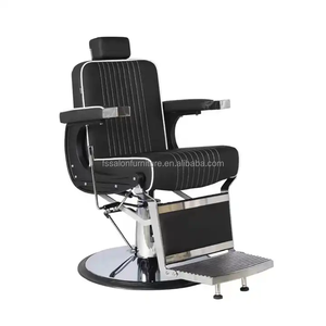 Diseño clásico Venta caliente elegante Silla de peluquero vintage Muebles de salón Silla de peluquero de cuero blanco Takara Belmont - Product Image 6