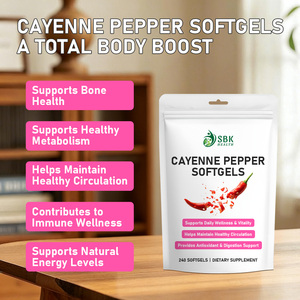 Cápsulas de Pimienta de Cayena de Rápida Absorción con Extracto de Remolacha y Aceite de Semilla de Uva para Apoyar el Bienestar y la Vitalidad Diarios - Product Image 4
