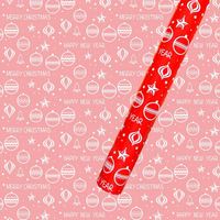 Papier d'art rouge écologique brillant double face enduit de résine 50x70cm en pâte de paille avec motifs de Noël pour sérigraphie