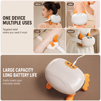 Masseur chauffant sans fil pour le cou, rechargeable, pour les épaules et les trapèzes, idéal pour la maison, le bureau et les voyages