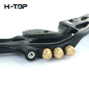 Hi Top Bộ Tập Bắn Cung Hoyt Màu Đen 55Lbs Bộ Thi Đấu Cung Và Mũi Tên Bắn Cung Cổ Xưa 62 Inch 30-60 Ibs Recurve - Product Image 2