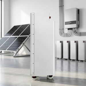 Gabinete de almacenamiento de baterías LiFePO4 de 51.2V 16kWh para sistemas solares fotovoltaicos de 3kW-8kW para toda la casa, compatible con inversores solares fuera de la red, stock en la UE, soporte para 1 muestra. - Product Image 2