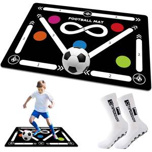 Tapete de Entrenamiento de Fútbol Plegable y Portátil, de Goma Resistente para Uso en Interiores, Tamaño Personalizable, Color Personalizado, Logotipo del Cliente, Mejora la Velocidad - Product Image 1