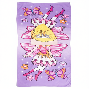 Toalla con diseño de hadas para niños, 60x120cm, para uso en piscinas - Product Image 2