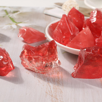 Pierres de guérison en quartz brut, prix d'usine, vente en gros, roches de cristal irrégulières, pierres de verre de roche, pierres de verre rouge