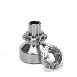Pièces de moteur de mise à niveau automobile, moyeu de vilebrequin à spline à blocage par goupille en aluminium forgé N55 S55 - Product Image 1