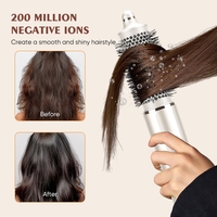 Brosse Sèche-Cheveux 8-en-1 : Kit Coiffant Ionique avec Lisseur, Fer à Boucler et Volumisant – Outils de Coiffure Professionnels pour Salon